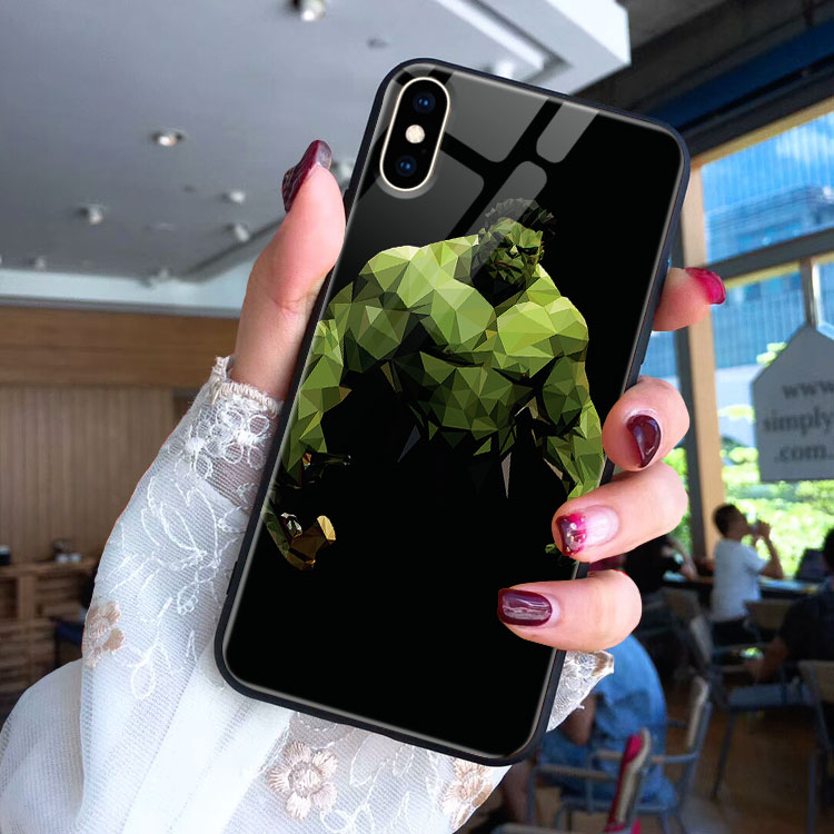 Ốp Cute Apple Iphone 5Se In Hình Hulk - Người Khổng Lồ Xanh CASESPOT Cho 6 6S 7 8 Plus X Xs Xr 11 Pro Max 12 Min