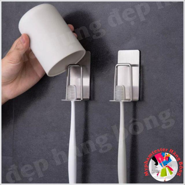 Giá cắm chải inox kèm keo