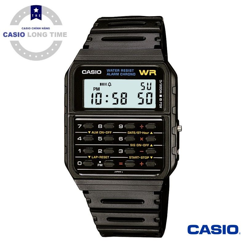 Đồng Hồ Nam/Nữ Casio CA-53W-1Z - Chính Hãng - Có Máy Tình - Tuổi Thọ Pin 5 Năm - Chố