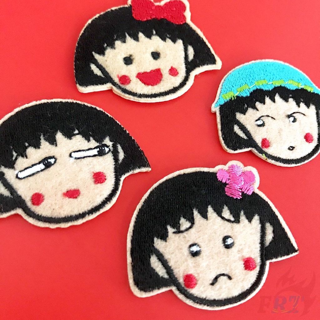 Miếng vá ủi/may DIY hình cô bé Maruko chibi dễ thương