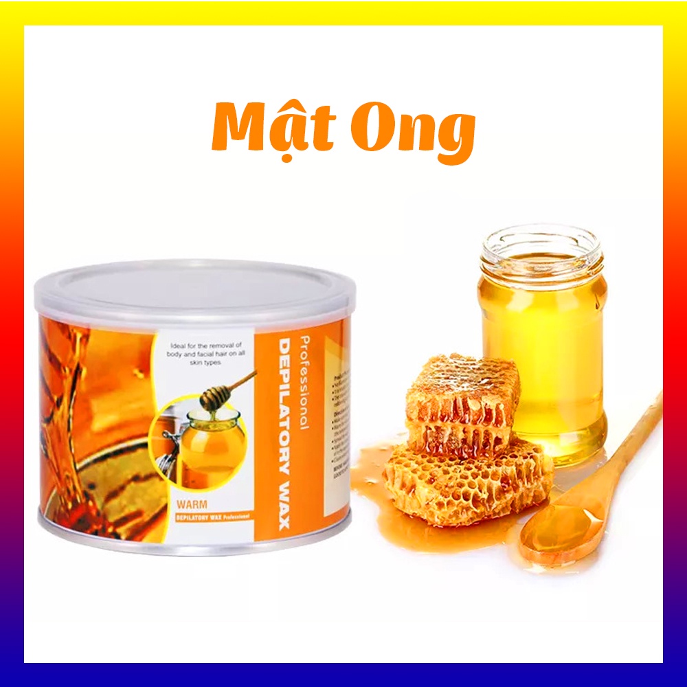 [400g] Gel wax lông mật ong chuyên nghiệp TẶNG 10 QUE GỖ - Wax tẩy lông nách, wax lông vùng kín, lông chân tay