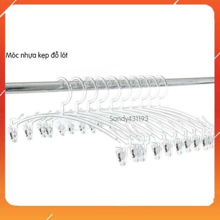 COMBO 50 KẸP ĐỒ LÓT-KẸP NHỰA- móc treo quần áo
