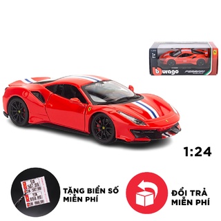 Mô hình xe Ferrari 488 Pista Red 1:24 Bburago 5836
