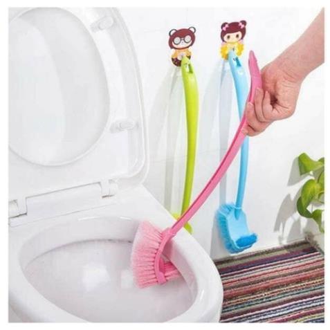 HMD0057 Cọ vệ sinh 2 đầu, bàn chải vệ sinh, bàn chải toilet