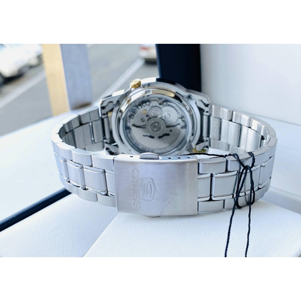 ✨ Đồng hồ nam Seiko 5 Automatic SNKK11K1 - Mặt xanh dương kim vàng ✨