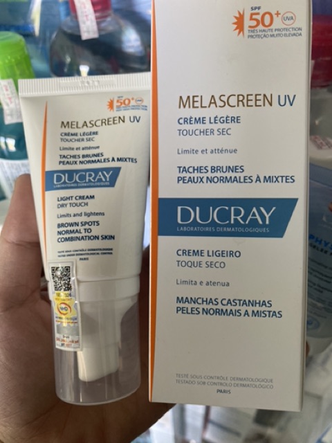 KEM CHỐNG NẮNG DUCRAY MELASCREEN PHOTOPROTECTION UV RICH Cream SPF50+