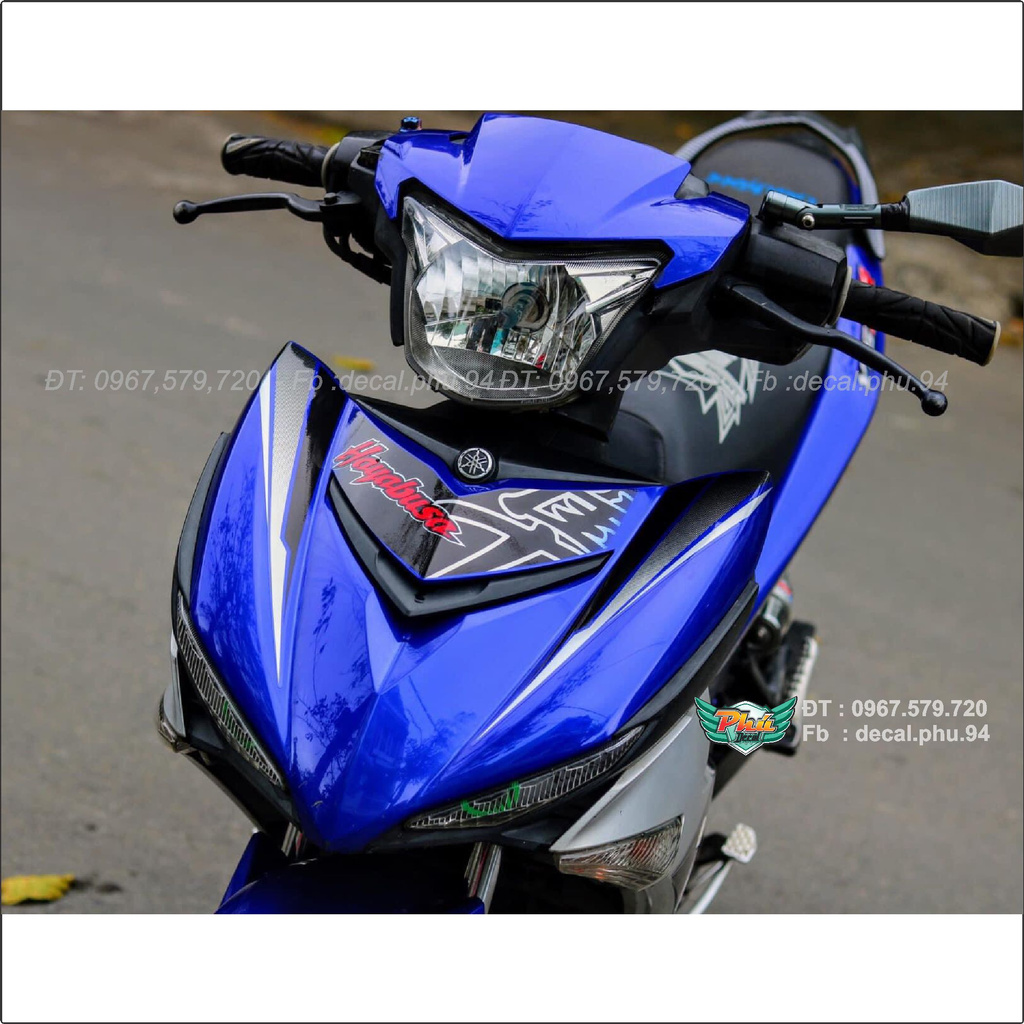 Tem Rời Exciter 150 Bạc xanh Hayabusa (J)
