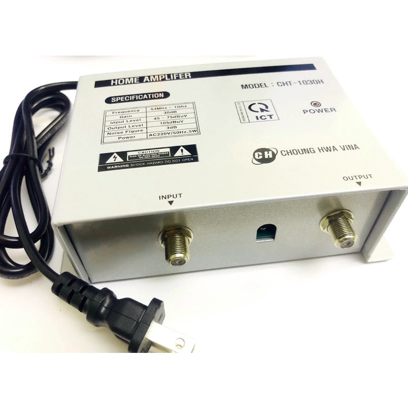 Bộ khuếch đại tín hiệu truyền hình cáp Home Aplifiers CHT-1030H