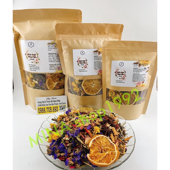 - XÔNG MẶT THẢO DƯỢC ORGANIC - MỘC HƯƠNG