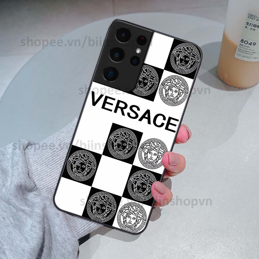 Ốp Samsung S21 Ultra in hình các thương hiệu nổi tiếng siêu đẹp, thời trang cá tính