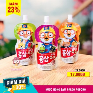 Nước hồng sâm trái cây trẻ em pororo 100ml