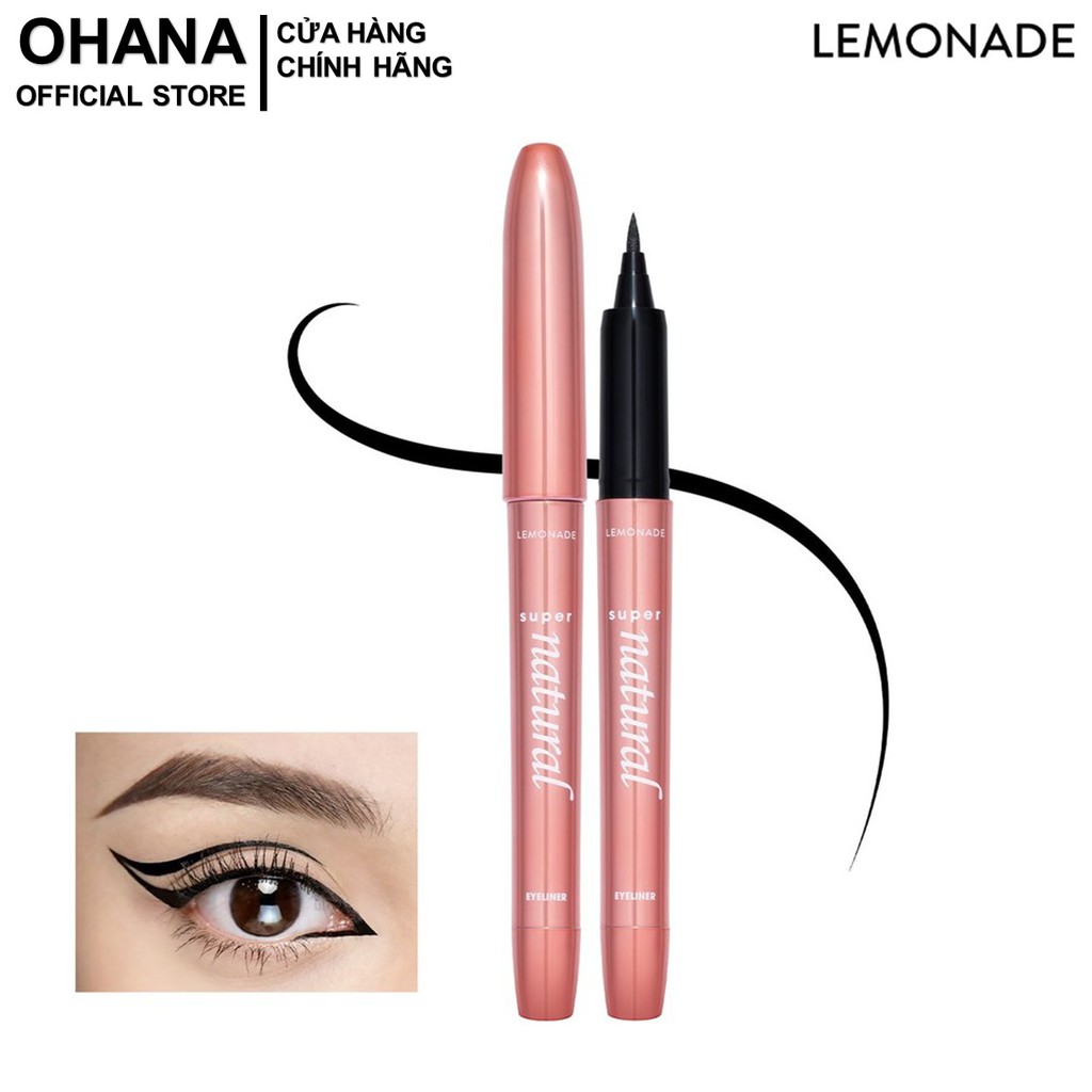 Bút Kẻ Mắt Sắc Mảnh Lemonade SuperNatural Eyeliner Chống Nước, Kháng Lem, Bền Màu 1g