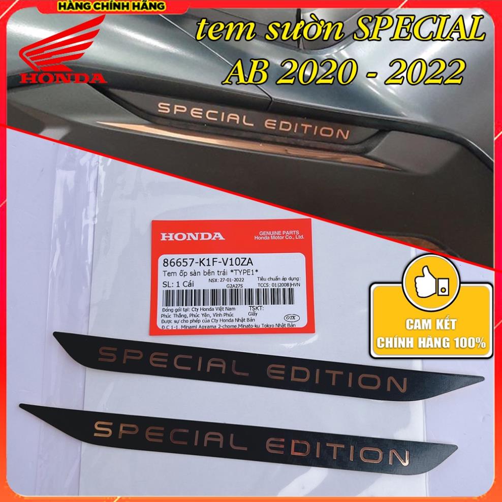 🏍 Tem Sườn Airblade AB 2020 - 2022 Special Edition Chính Hãng Honda 🏍