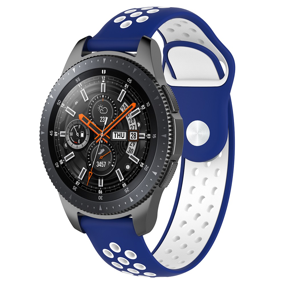 Dây Đeo Đồng Hồ 22mm Bằng Silicon Cho Samsung Galaxy Watch 46mm R800 Gear S3 Classic & Frontier Gear 2 R380 R381 Live R382