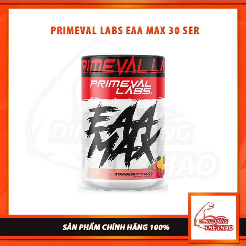 Primeval Labs Eaa Max Bổ Sung Hỗ Trợ Hấp Thu Protein Giúp Phục Hồi Cơ Bắp (30 Lần Dùng)