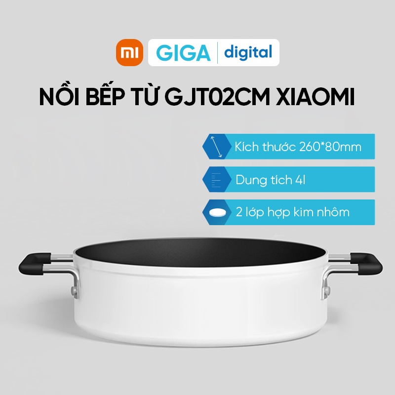 [Mã SPHACL12 giảm 7% đơn 1TR] Nồi bếp từ GJT02CM Xiaomi chính hãng