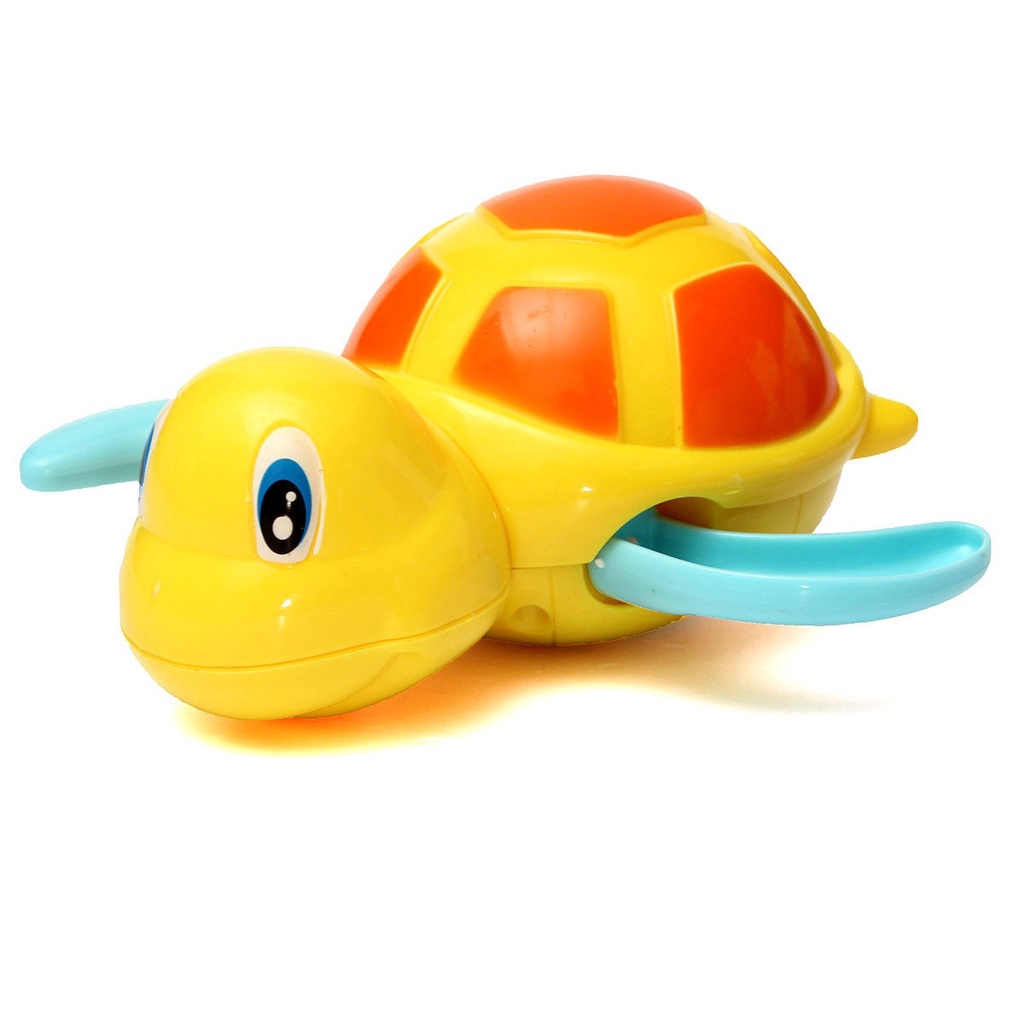 Rùa Bơi Vặn Cót Đồ Chơi Nhà Tắm Vui Nhộn Kích Thước Lớn 12cm Màu Ngẫu Nhiên