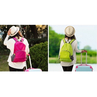 Ba lô nam nữ đa chức năng, du lịch, đi học, công tác, Chất liệu vải dù chống thấm nước , xếp gọn khi không sử dụng