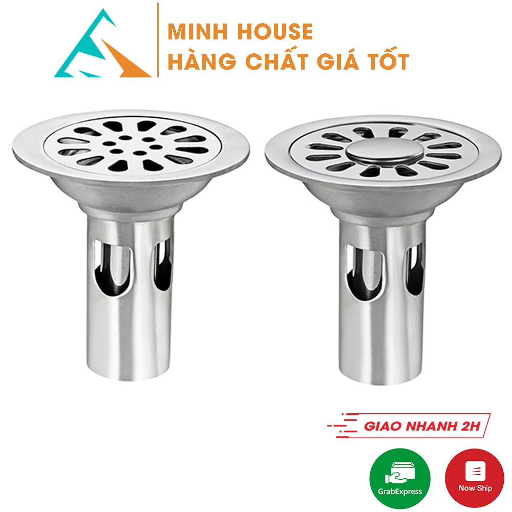 Bộ thoát sàn chống mùi ga phễu thoát nước nhà tắm nhà vệ sinh Minh House