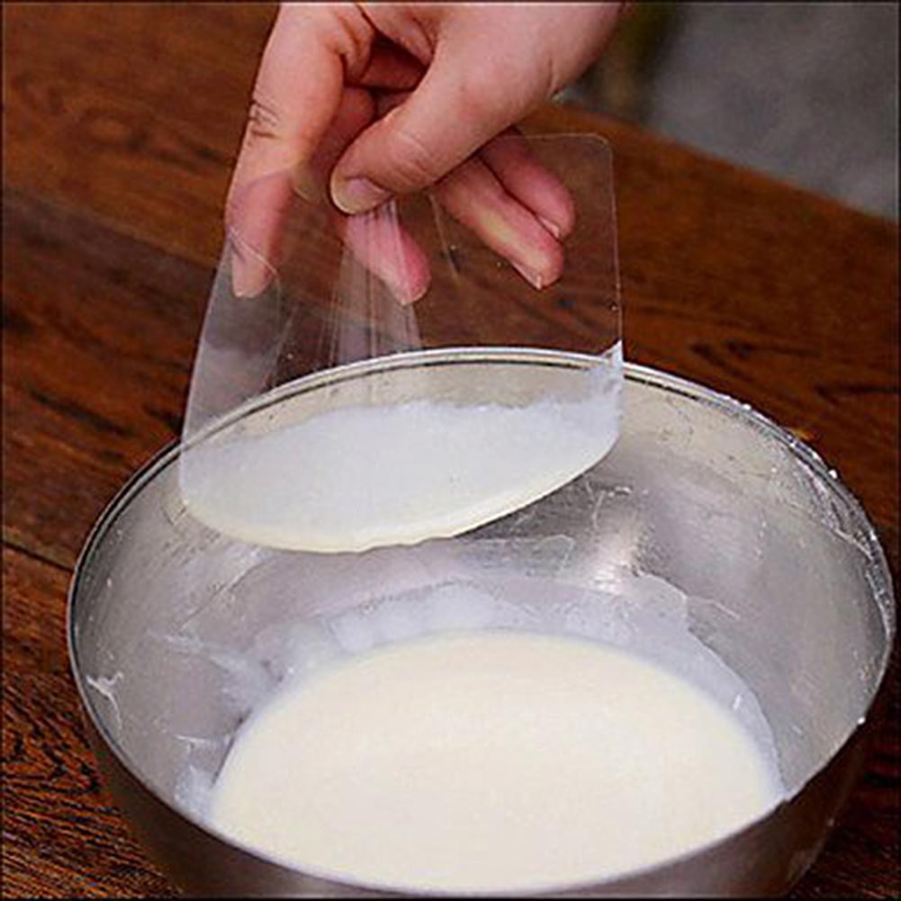 Set 5 dụng cụ vét kem trang trí bánh bằng nhựa trong suốt