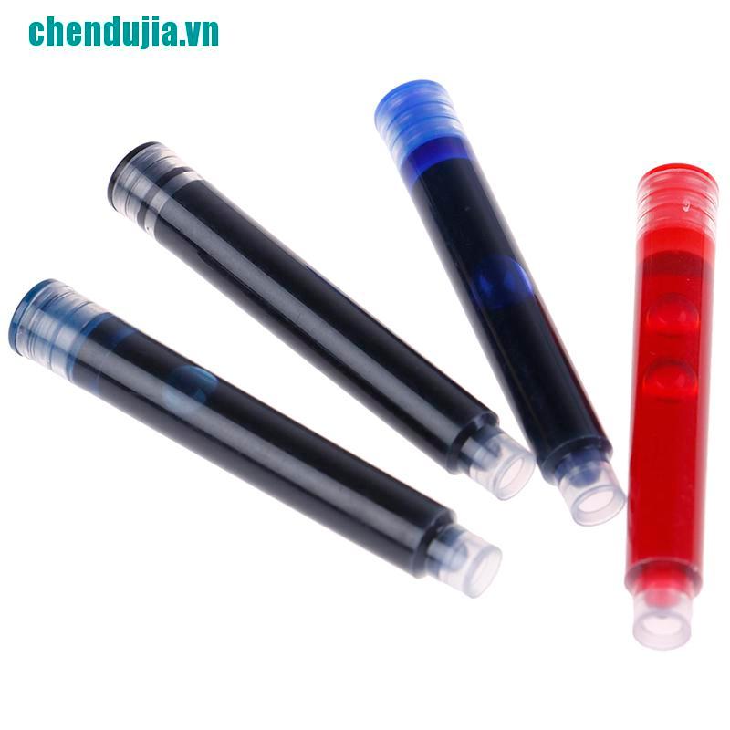 【chendujia】10pcs fountain pen ink cartridges Black assurance 3.4mm Caliber Rep