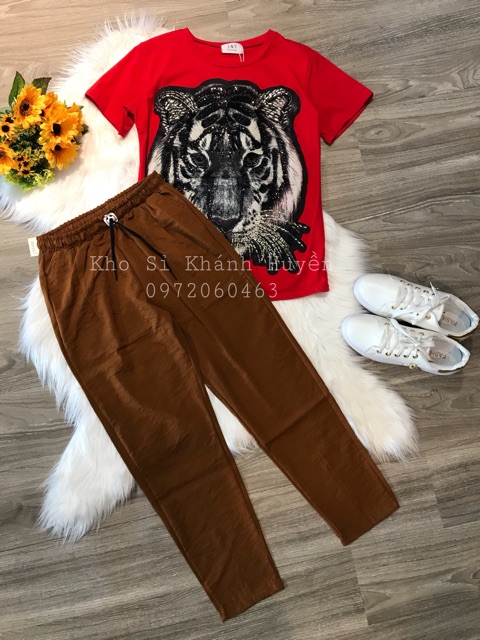 Quần Baggy Đũi Dáng Dài