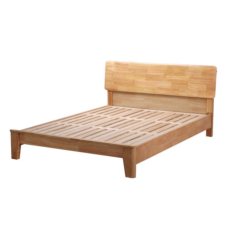 Combo Giường ngủ gỗ sồi tự nhiên + 1 tủ đầu giường GN630 - ĐỒ GỖ NHÀ TÔI