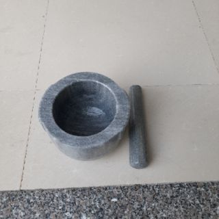 Cối đá Non Nước size 20cm, màu đen