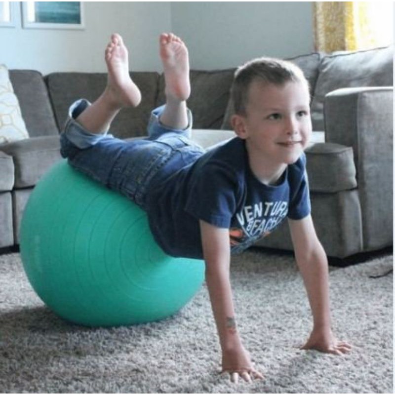 Bóng tập gym yoga size nhỏ 45cm cho bé từ 3 tháng tuổi đồ chơi thể thao vận động cho bé