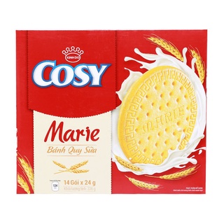 Bánh quy sữa Cosy Marie Kinh Đô hộp giấy 336g (14 gói * 24g)
