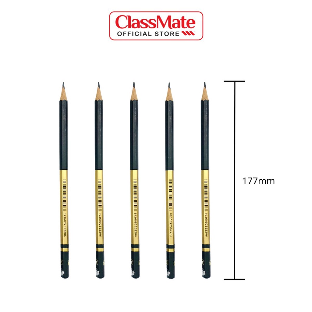 Hộp 12 Bút Chì Gỗ Cao Cấp Fine Art HB CLASSMATE Nét Bút Mịn, Dùng Làm Họa Cụ Chuyên Nghiệp CL-PC900