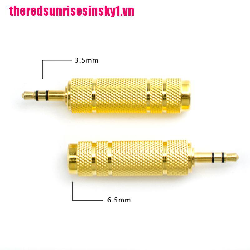 (3C) Giắc Chuyển Đổi Từ 6.5 mm Female Sang Cổng 3.5 mm Male Stereo Audio