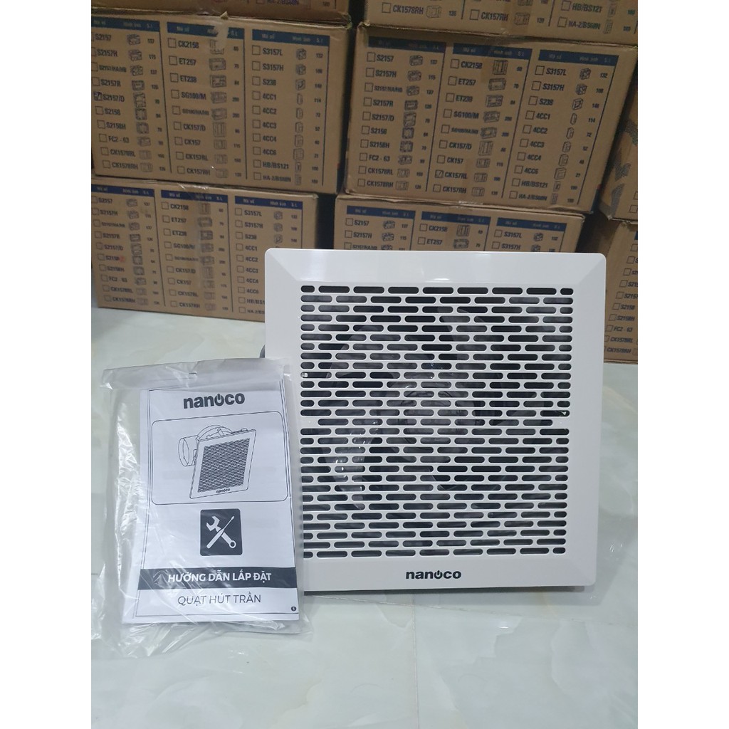 Quạt hút âm trần nối ống Nanoco NCV2020-C