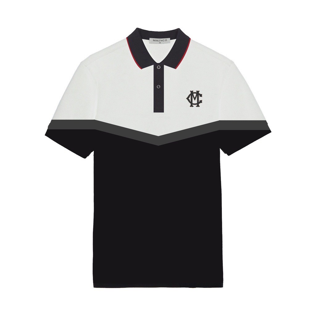 Áo Thun MIKENCO Dynamic Polo Kẻ Viền Cao Cấp.
