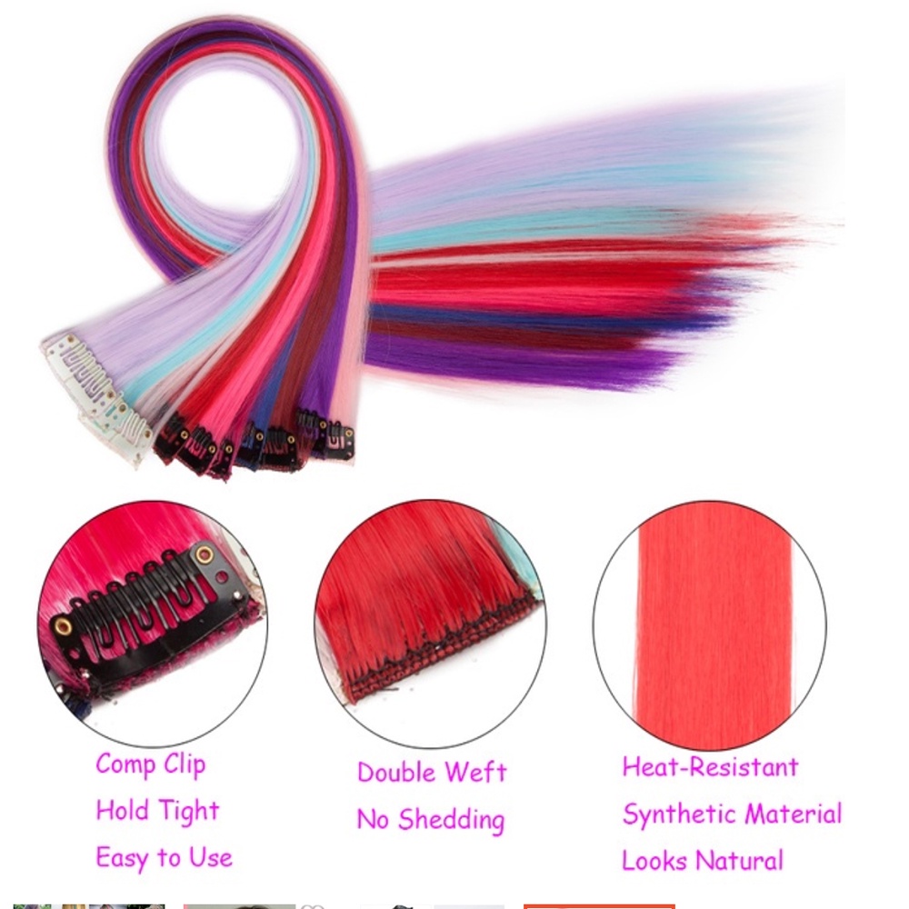 St.kunkka 1pc / túi Tóc giả xoăn màu sáng rất thuận tiện để đội dài 55cm làm đồ trang sức DIY