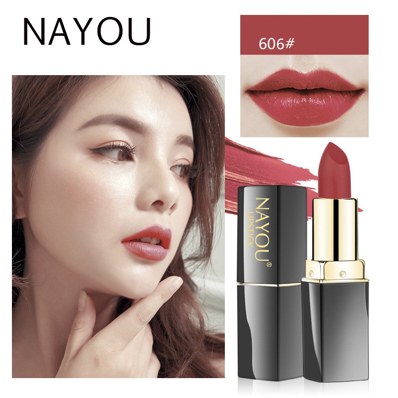 Son Môi Dưỡng Ẩm Chống Thấm Nước Không Dính Cốc Màu Cà Chua