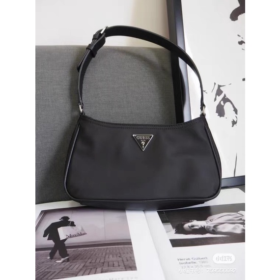 Túi đeo nách nữ GUESS Phiên bản Hoa Kỳ của chéo thời trang hợp toàn thân Oxford