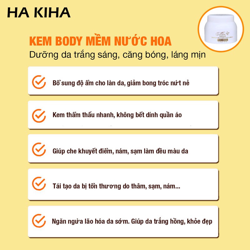 Kem Body Mềm A Cosmetics dưỡng thể siêu trắng da tăng sinh collagen x3 dưỡng ẩm kích trắng toàn makeup chống nắng | BigBuy360 - bigbuy360.vn