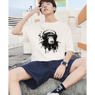<SMLshop> ÁO THUN UNISEX BLACK MONKEY