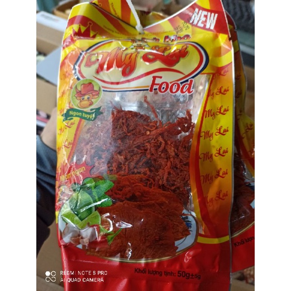 TÚM 10 GÓI BÒ KHÔ XÉ SỢI THƠM NGON ( 50g 1gói)