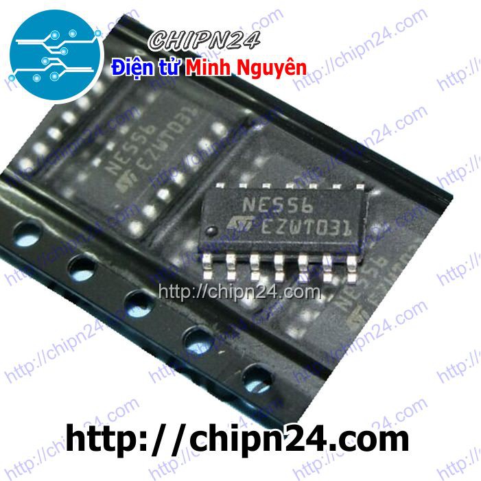 [2 CON] IC NE556 NE556D SOP-14 (SMD Dán)