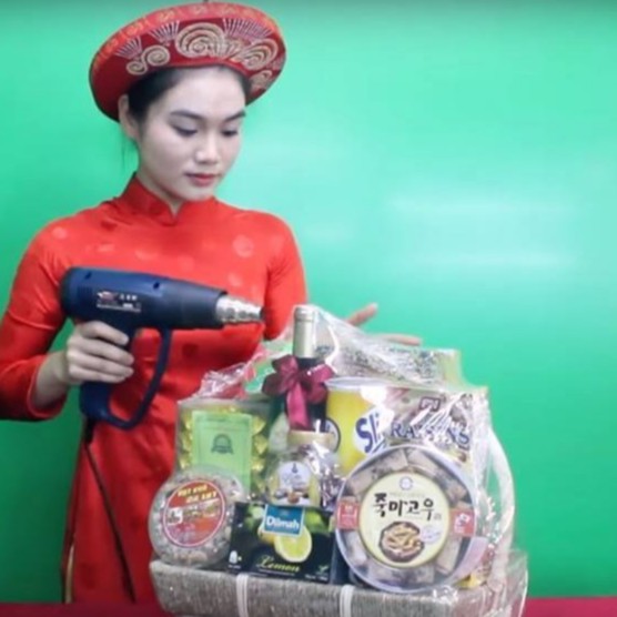 "Hỏa Tốc TPHCM" 10 TÚI "MÀNG CO GÓI GIỎ QUÀ"