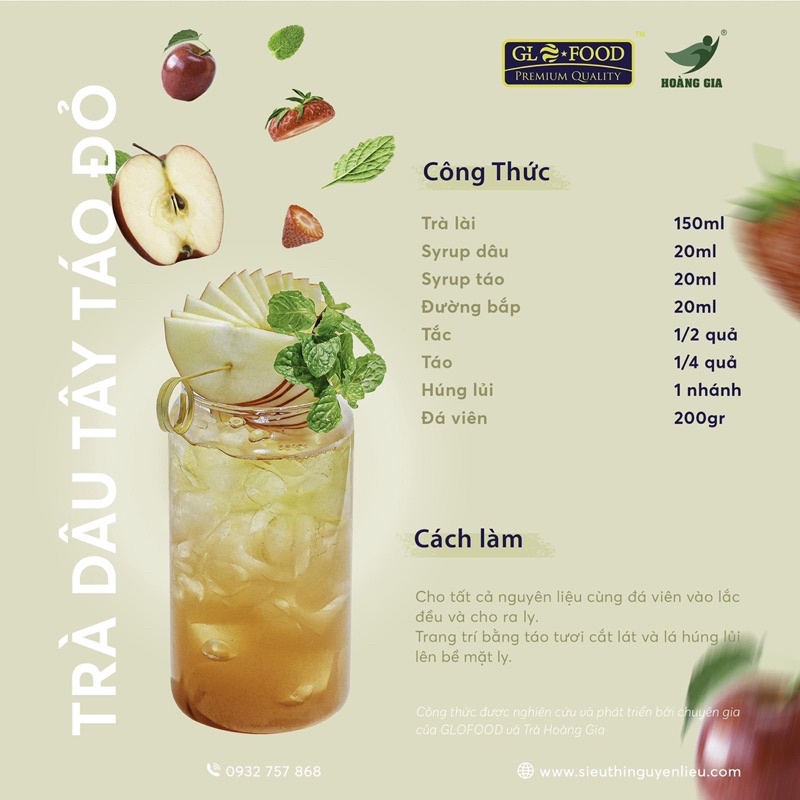 Lục Trà Lài Hoàng Gia - Pha trà trái cây (pha trà mãng cầu cực ngon)