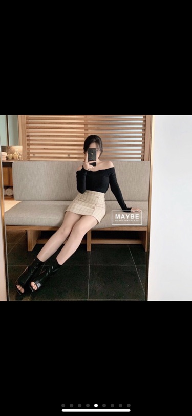 Áo thun gân trễ vai tay dài hình chụp thật kèm video | BigBuy360 - bigbuy360.vn