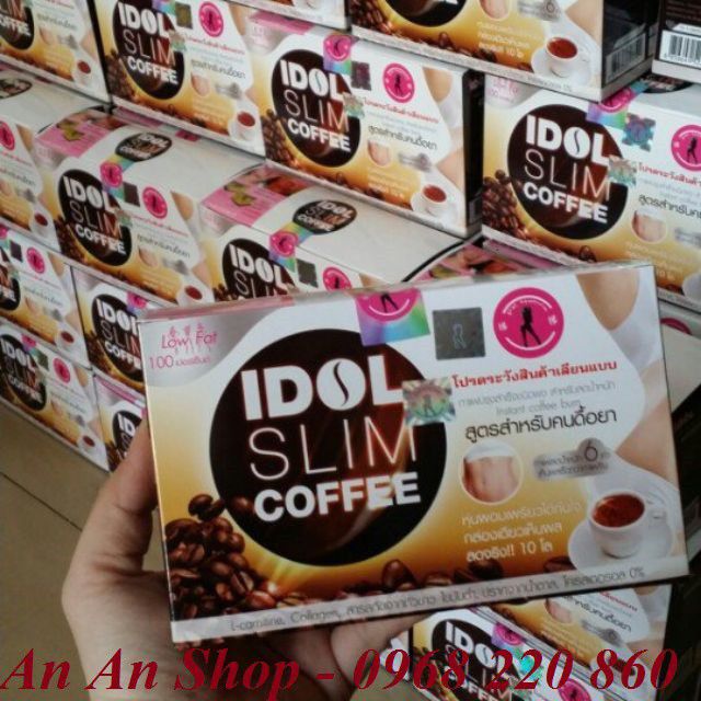 Cà phê giảm cân Idol Slim Coffee Thái Lan(hộp 10 gói)