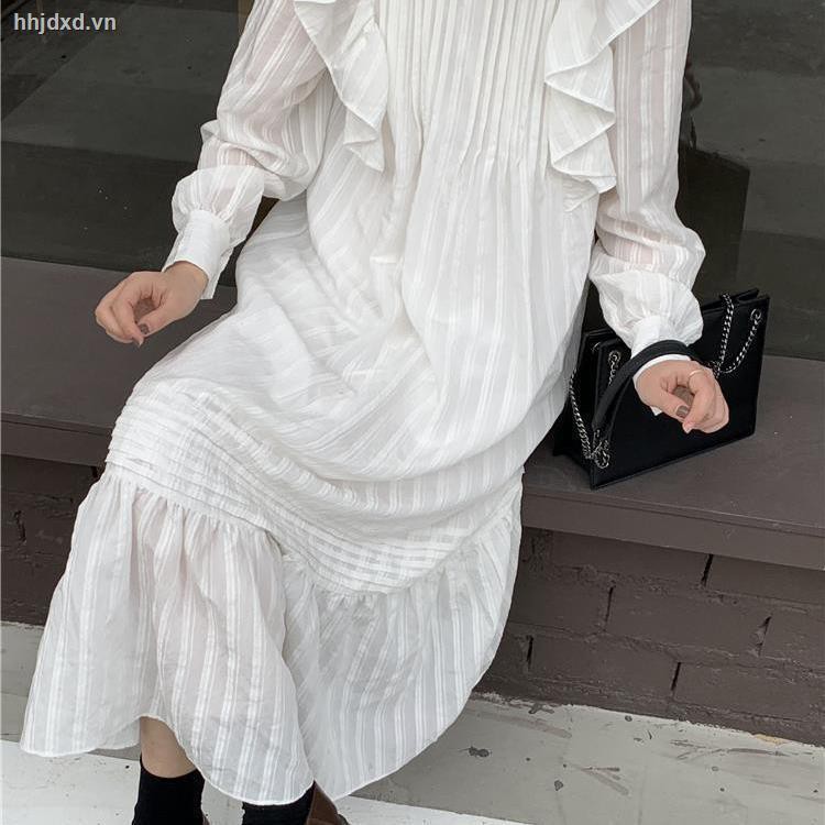 Đầm Công Chúa Dáng Dài Màu Trắng Sang Trọng Phong Cách Hàn Quốc | BigBuy360 - bigbuy360.vn