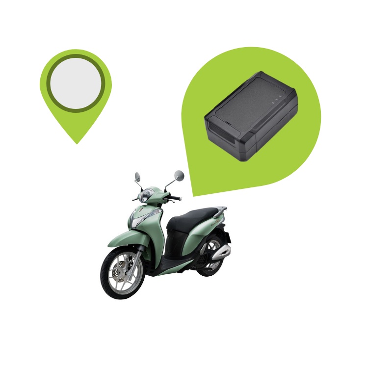 Định vị xe máy báo địa chỉ xe đang ở đâu cục định vị gps không dây không cần lắp đặt bh 12 tháng nam châm gắn khung xe