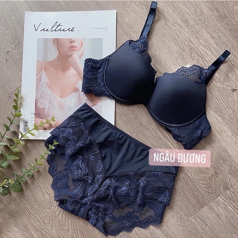 Set đồ lót, bộ đồ lót nữ có gọng phối ren siêu quyến rũ - SL003 | BigBuy360 - bigbuy360.vn