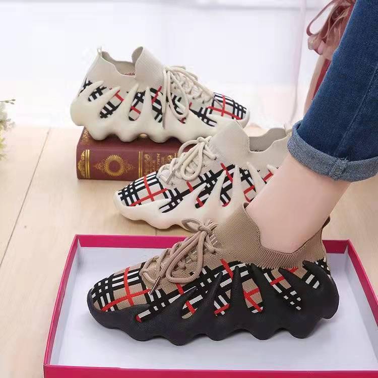 Giày Thể Thao Đan Lưới Thoáng Khí Hình Bạch Tuộc 24H Phong Cách Mới Cho Phụ Nữ