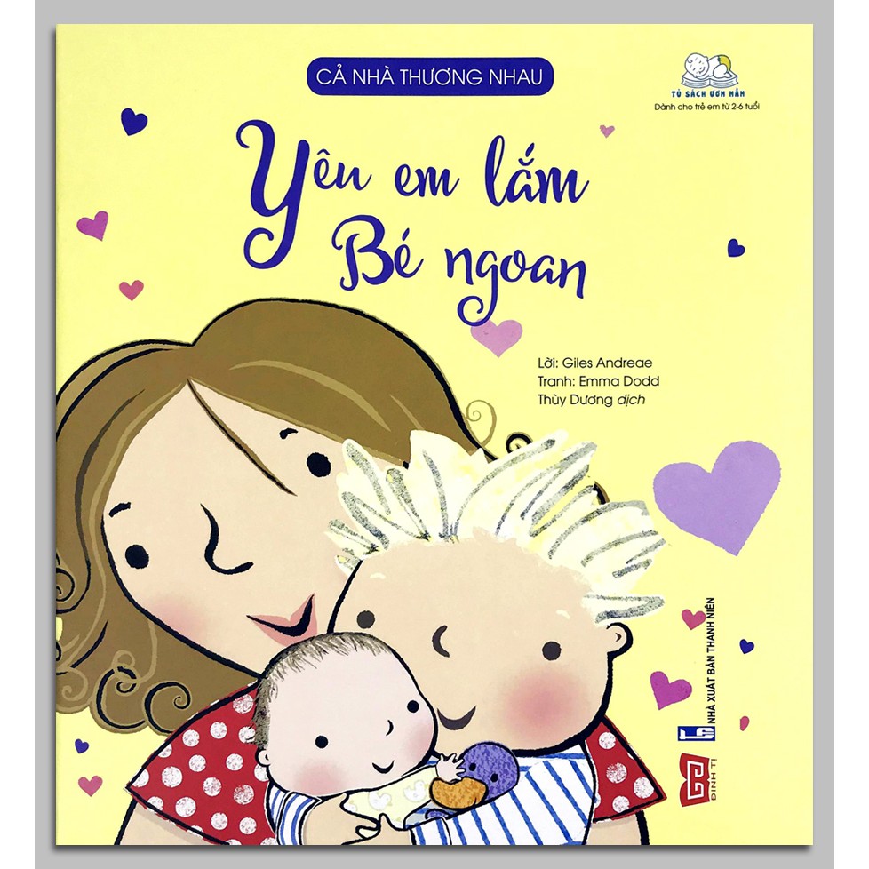 Sách - Yêu em lắm bé ngoan (Ehon Cả nhà thương nhau)